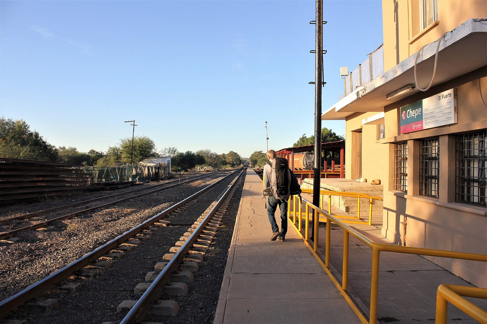 Estación del Chepe en El Fuerte, Sinaloa